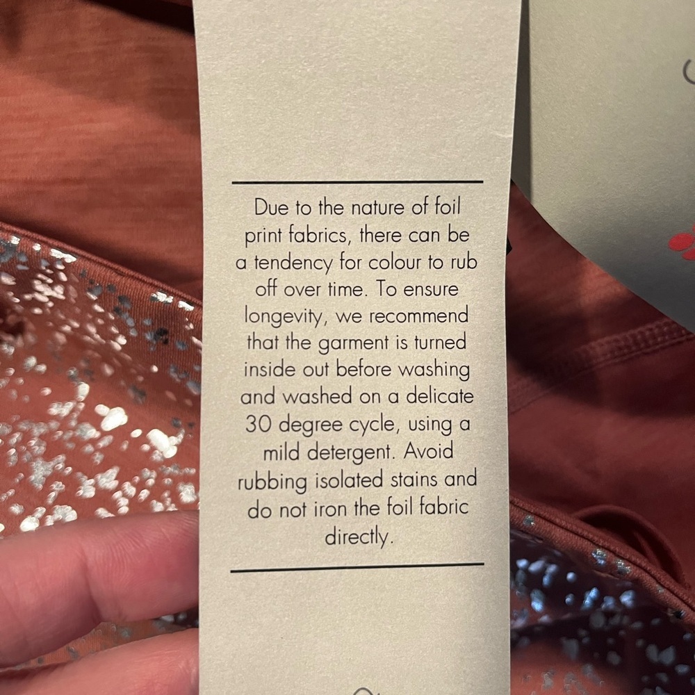 NWT Sweaty Betty Disco Metallic Leggings with 7/8 Length Size XL - Picture 10 of 12